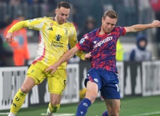 Јуве во 92. минута се спаси од пораз со Болоња