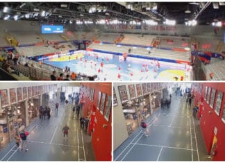 Тажна слика од Вараждин Арена: Молк во ходниците, трибините празни!