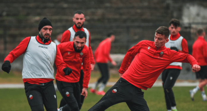 Skendija zimava trening