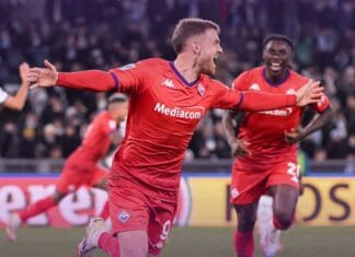 Фиорентина го „освои“ Олимпико и ја прекина серијата од 7 меча без победа