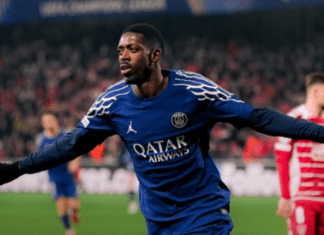 Дембеле се повреди и е неизвесен за реваншот против Арсенал