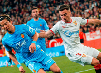 Мајорка со гол во 90+1.минута се спаси од пораз кај Севиља!