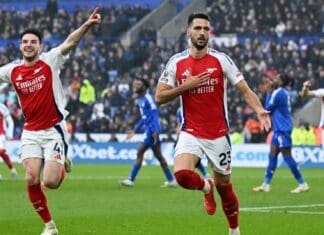 Мерино му донесе триумф на Арсенал (ВИДЕО)