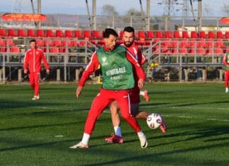 Македонија одработи уште еден тренинг пред дуелот со Лихтенштајн