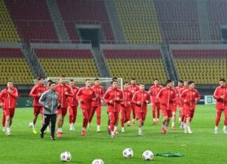 Пред утрешниот дуел на Арената: Македонија се “загрева“ за Велс! (ФОТО)