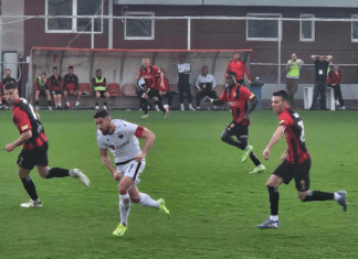 Полувреме:1-1 е на дербито на ФФМ, добриот Вардар може да жали што нема водство!