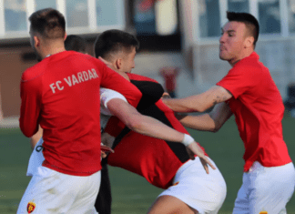 ФОТО НА КОЛОТО: Радоста на вардарци по голот во Кратово!