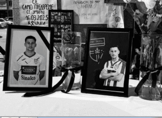 ОФС Кавадарци отвори книга на жалост за загинатиот Андреј Лазаров! (ФОТО)