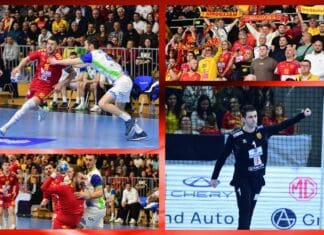 Едно полувреме недоволно за сензација: Македонските ракометари поразени од Словенија (ФОТО)