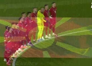 Српскиот коментатор плачеше за време на минутата молк за настраданите во Кочани и смртта на Делибашиќ и Илиќ (ВИДЕО)