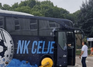 Автобусот на Целје блокиран пред дуелот со Фиорентина, причината е бизарна!