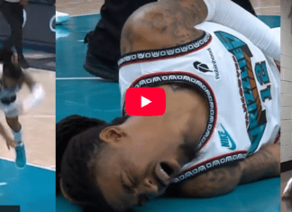 Тежок пад на Морис: И покрај повредата мораше да изведува слободни фрлања