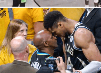 Луди сцени: Таткото на Халибартон трчаше по Јанис на теренот – па настана хаос (ВИДЕО)