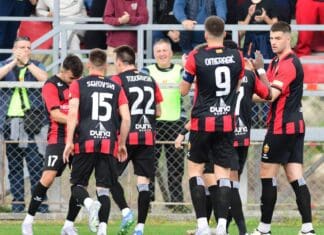 Голеада во Струмица, Вардар води на полувреме против Шкупи со 3:2