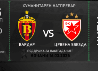 Спектакл на Градски: Вечерва Вардар и Ц.Звезда пред полни трибини ќе играат за Кочани!