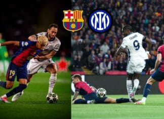 ЛШ: Спектакл во полуфиналето – шест гола, реми и одлука на „Џузепе Меаца“ (ВИДЕО)