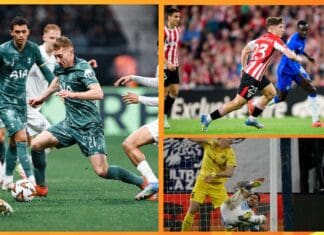 ЛЕ: Тотенхем и Атлетик (Б) во полуфинале, продолженија на „Олд Трафорд“ и на „Олимпико“