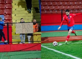 Најмладите фанови на Борац БЛ сакаат дрес од Боби Николов (ФОТО)