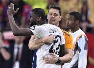 Жалбата одбиена, суспензијата на Рудигер остана на шест натпревари