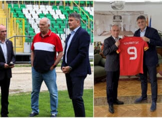 Омерагиќ во посета на стадионот „Петар Милошевски“ во Битола