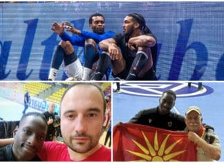 Фото-пародија на соопштението на ЕХФ дека мечот не се одигра поради безбедносни причини!