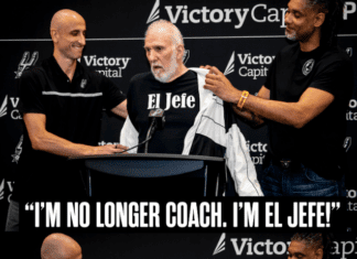 Грег Попович за првпат се појави во јавноста после мозочниот удар (ВИДЕО)