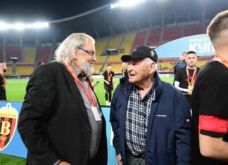 Андон Дончевски е прогласен за почесен претседател на ФК Вардар