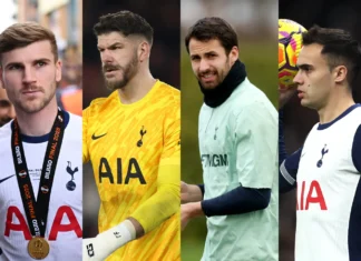 Тотенхем се ослободува од четири играчи