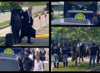 Само еден навивач ги пречека фудбалерите на Интер: Јас сум единствениот идиот, но…