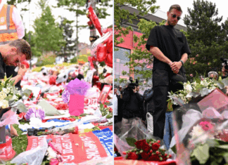 Илјадници цвеќиња пред „Енфилд“: Фанови на други тимови, пријатели…дојдоа да им одадат почит на Жота и Андре