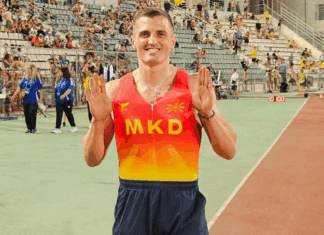 Андреас Трајковски шести на митингот во Копенхаген!