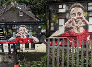 Прекрасен мурал се појави во Ливерпул во сеќавање на Диого Жота (ФОТО)