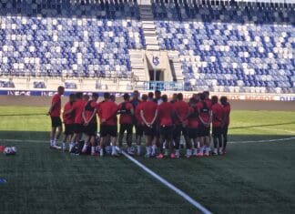 Црвено – црните го одработуваат официјалниот тренинг во Лозана:Вештачка или природна Вардар утре оди по историја