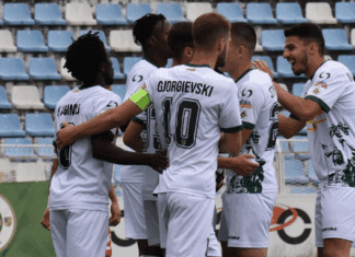 Полувреме: Брера остана со играч помалку, Величковски доби директен црвен, нема голови во Кратово!