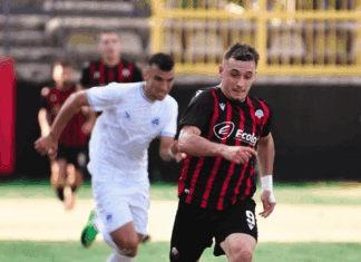 Полувреме: МЃП – Шкендија 0:1, Робакидзе на Арената си постигна автогол за водство на Башкими!