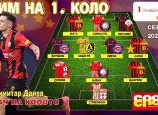 ТИМ И ИГРАЧ НА 1. КОЛО: Данев е “бисерот“ на Вардар!