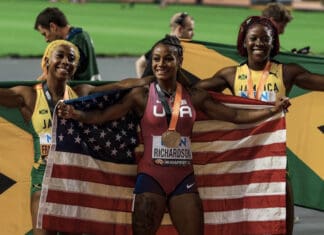 Светската шампионка на 100 м, уапсена поради семејно насилство!