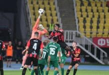 ПМФЛ полувреме: Башкими и Вардар со шанси но не и голови, мрежите мируваат и во Струга