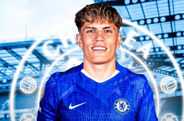 garnacho chelsea graphic