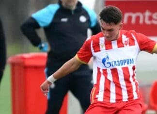 Матеј Гаштаров дебитираше за првиот тим на Црвена Звезда