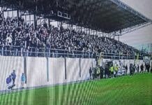 Прекин во Куманово: Навивач падна од трибината на терен