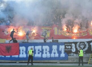 На скопското дерби на Чаир: „Шверцери“ го запалија знамето на “Лавови“!