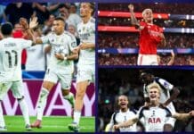 ЛШ полувреме: Олимпик одличен на „Бернабеу“, Бенфика и Тотенхем со минимална предност