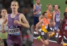 Олимпискиот шампион дисквалификуван: Го истурка противникот, па сега нема да трча во финалето