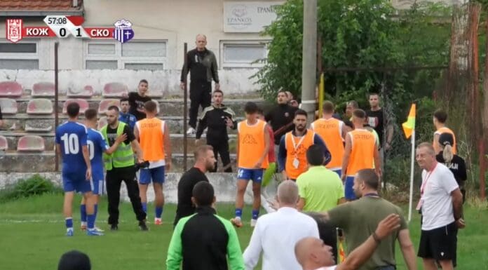 Кожуф демантира: Немаше никаков напад или удар врз играч на Скопје (ВИДЕО)