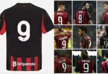 Зошто никој не ја сака „деветката“: По 126 години ниту еден фудбалер на Милан нема да го носи овој број