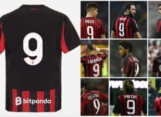 Зошто никој не ја сака „деветката“: По 126 години ниту еден фудбалер на Милан нема да го носи овој број