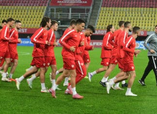 Вечерва одржан официјалниот тренинг: Само Казахстан и победа се во мислите (ФОТОГАЛЕРИЈА)