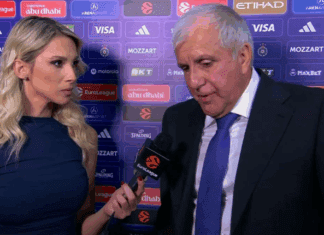 Обрадовиќ ги пофали играчите на Партизан, Месина ја разочара убавата новинарка