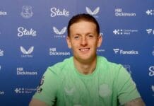 Пикфорд на голот на Евертон уште четири години